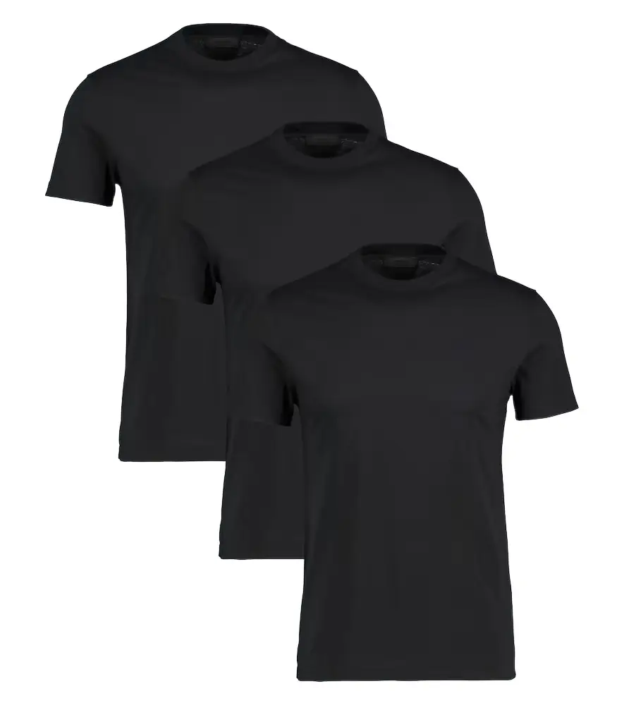 Prada Cotton jersey T-shirt three-pack