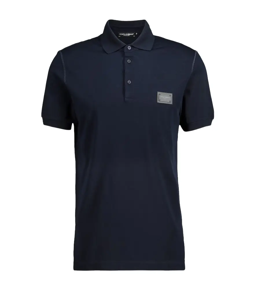 Dolce & Gabbana Plaque polo shirt