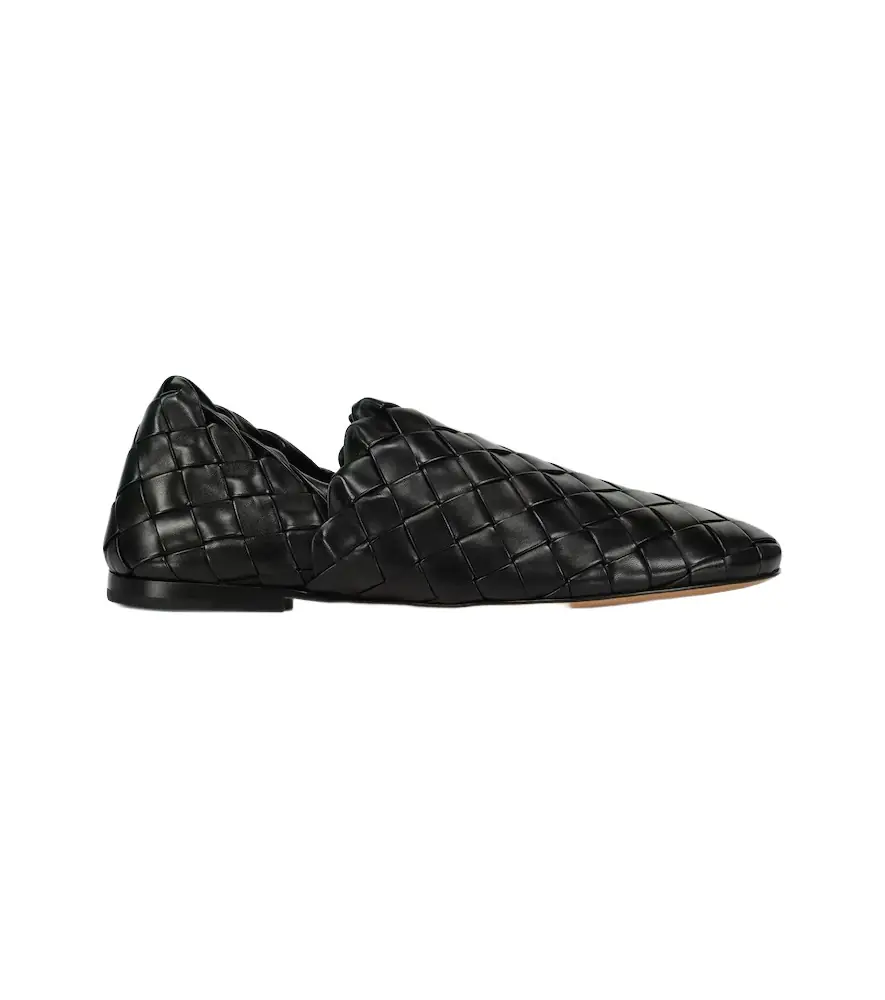 Bottega Veneta Intreccio leather slippers