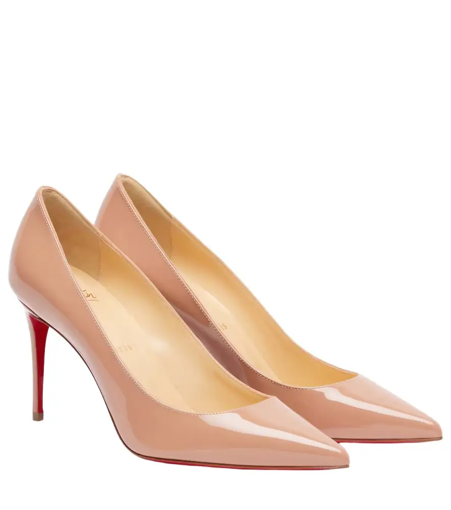 Christian Louboutin Kate 85 patent leather pumps
