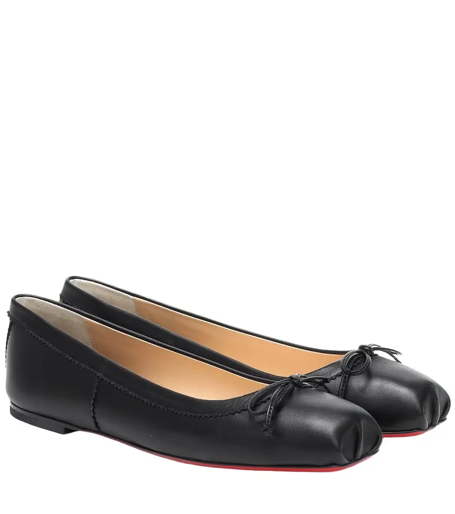 Christian Louboutin Mamadrague leather ballet flats