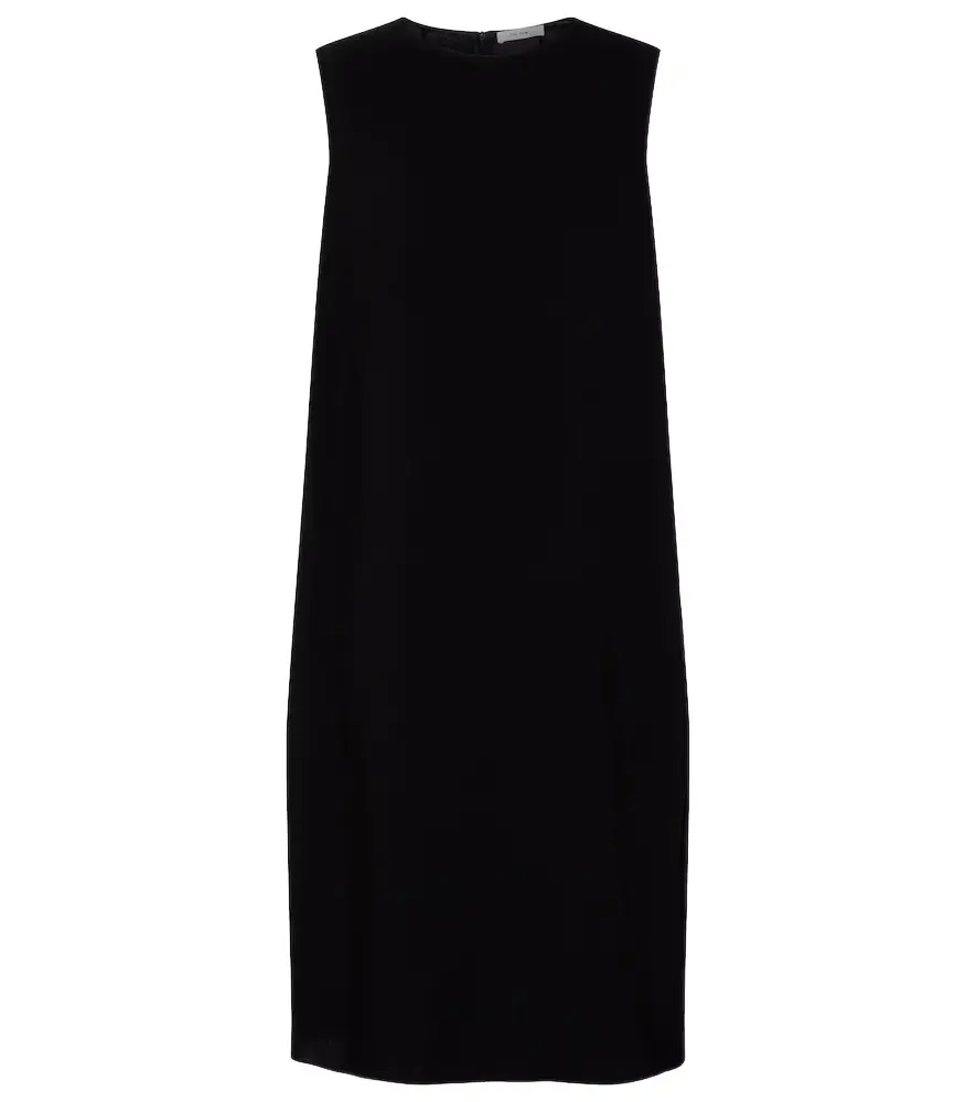 The Row Mirna crêpe midi dress