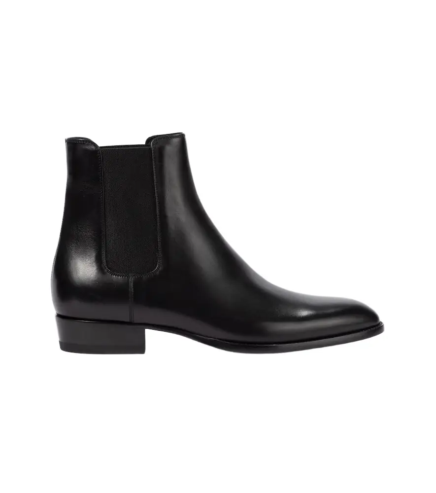 Saint Laurent Wyatt leather Chelsea boots