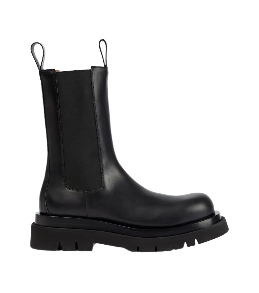Bottega Veneta Lug leather ankle boots