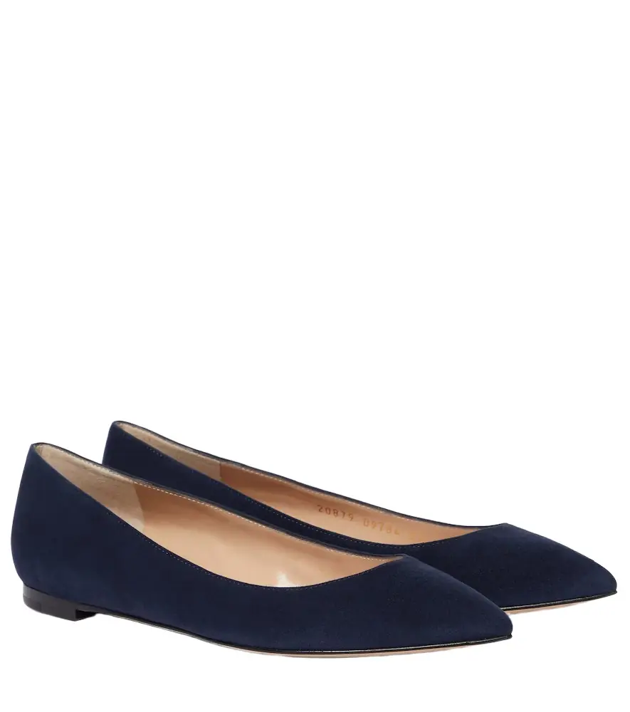 Gianvito Rossi Gianvito suede ballet flats
