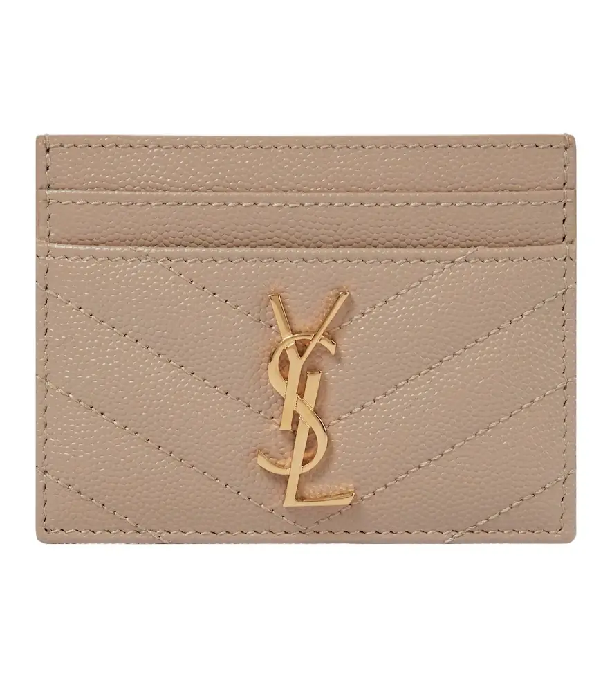 Saint Laurent Monogram leather card holder