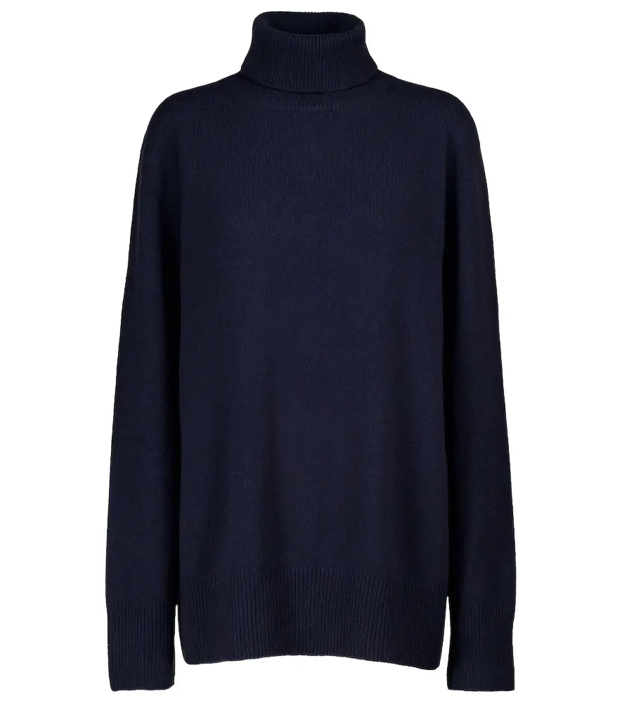 The Row Milina turtleneck wool and cashmere sweater