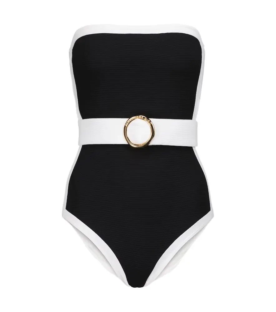 Alexandra Miro Whitney belted swimsuit