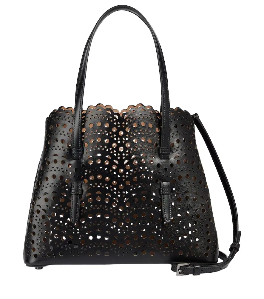 Alaia Alaïa Le Mina 25 Vienne Wave leather tote bag