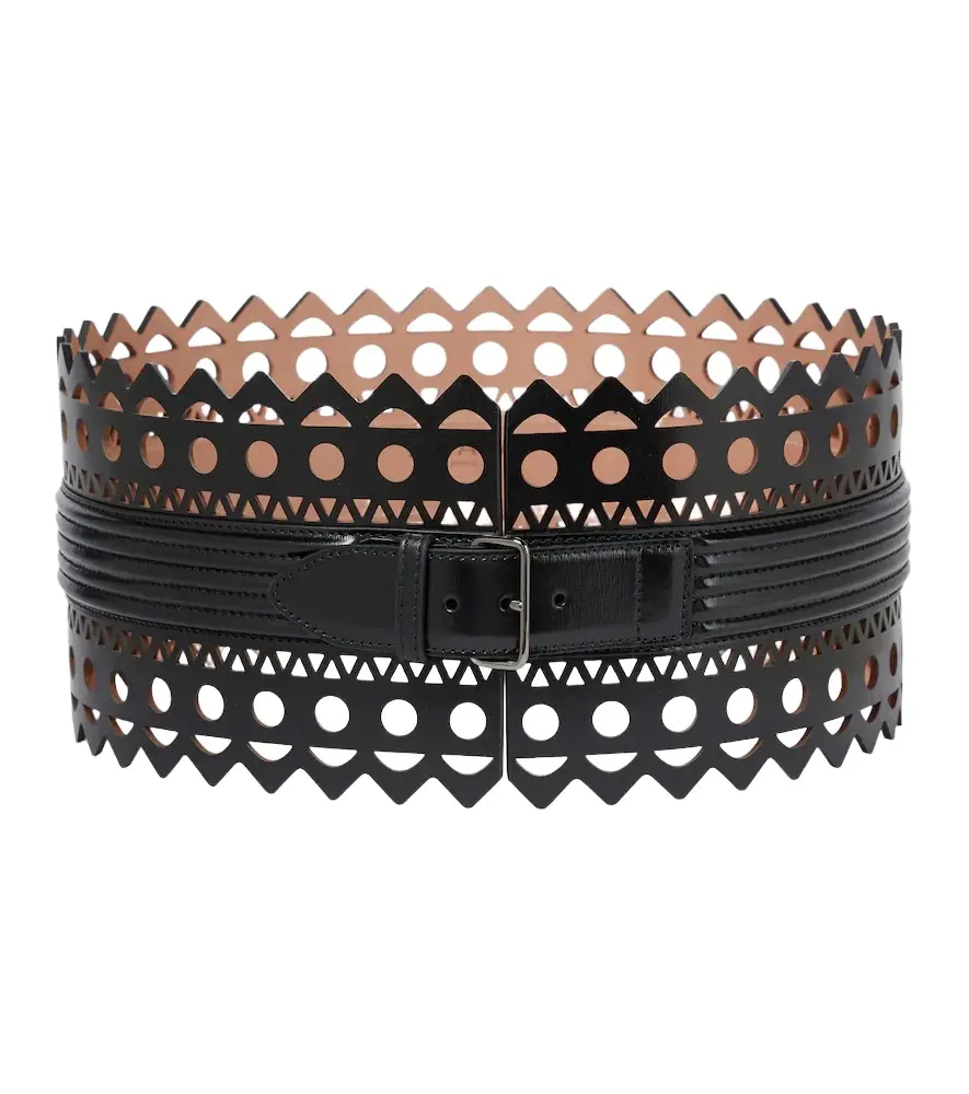 Alaia Alaïa Leather corset belt