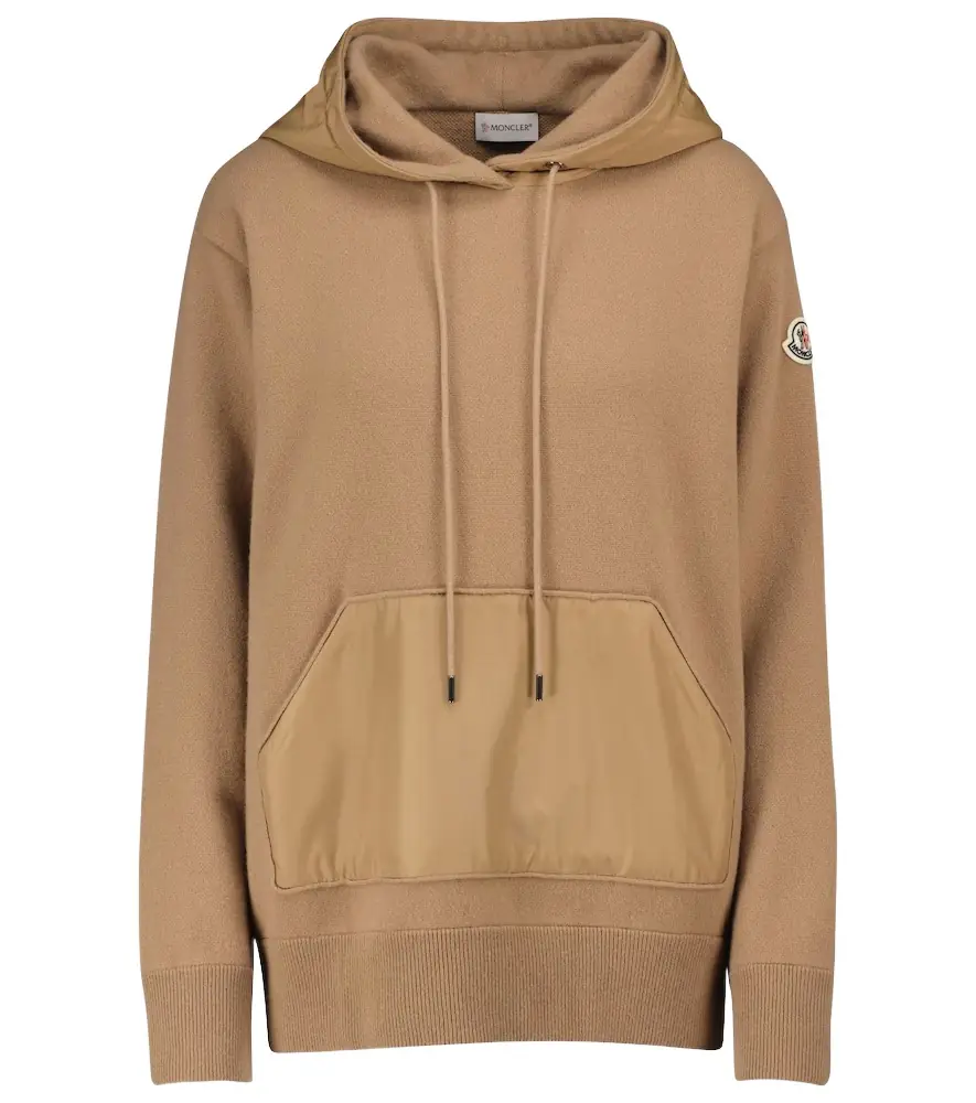 Moncler Wool and cashmere hoodie
