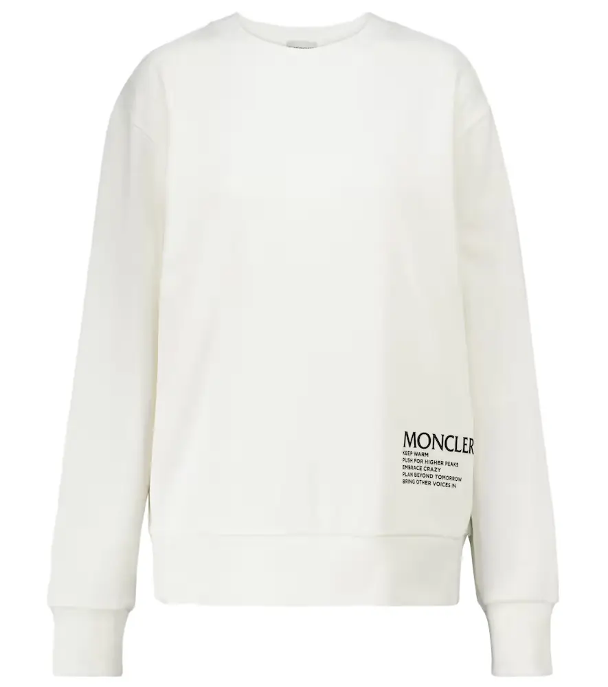 Moncler Cotton-blend sweatshirt