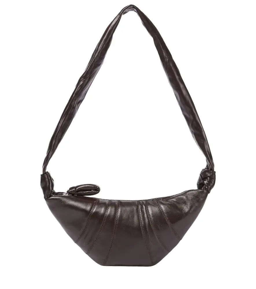 Lemaire Croissant Small leather shoulder bag