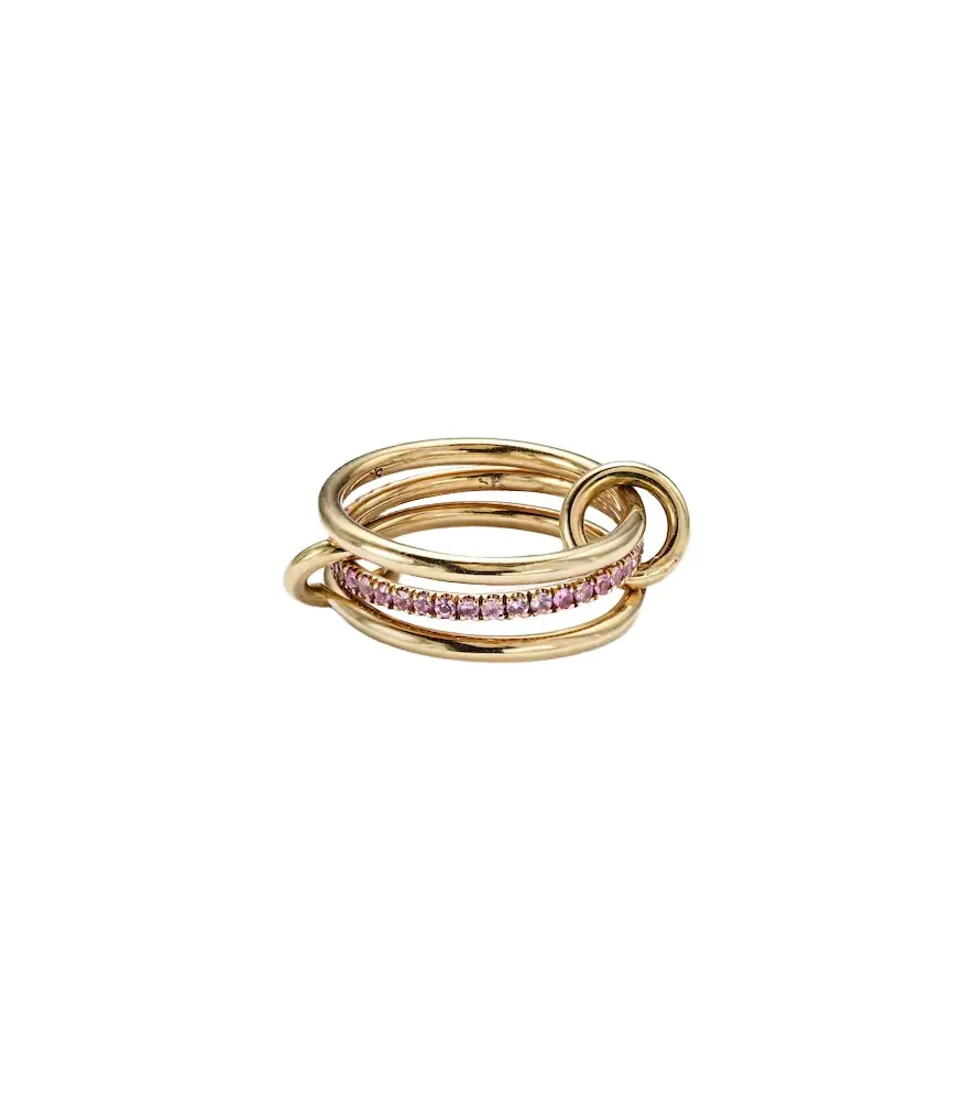 Spinelli Kilcollin 18kt yellow gold ring with sapphire