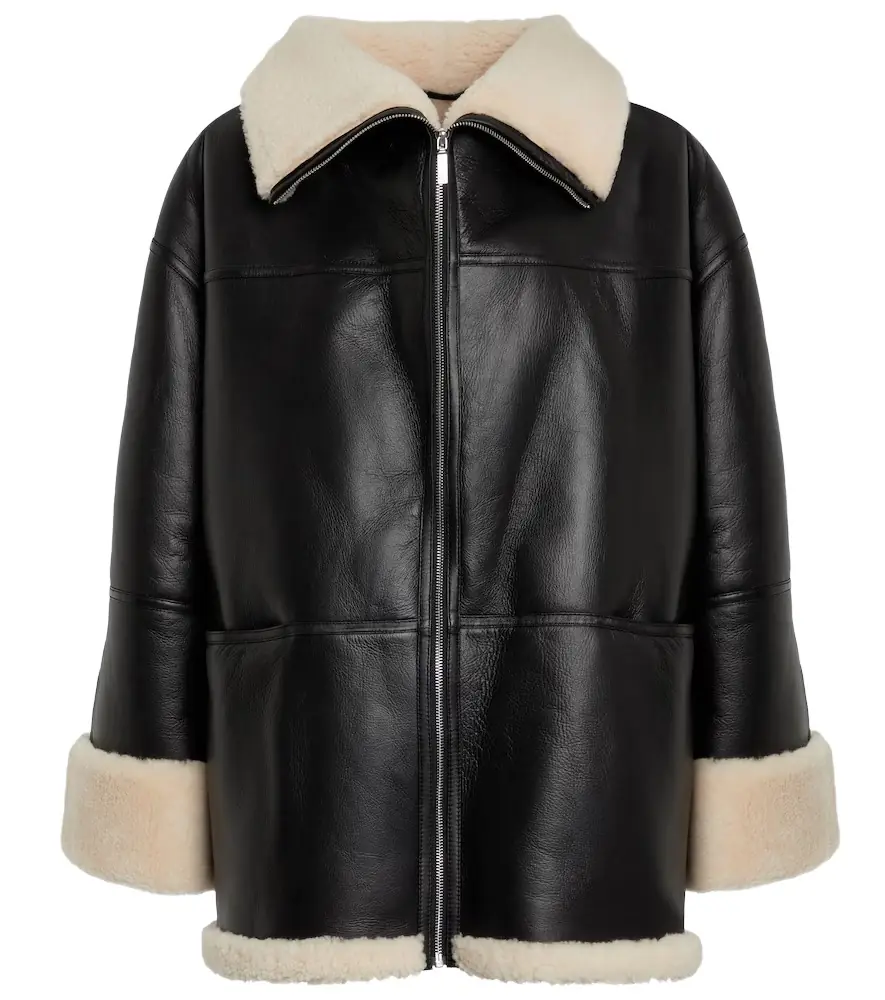 Toteme Oversized shearling jacket