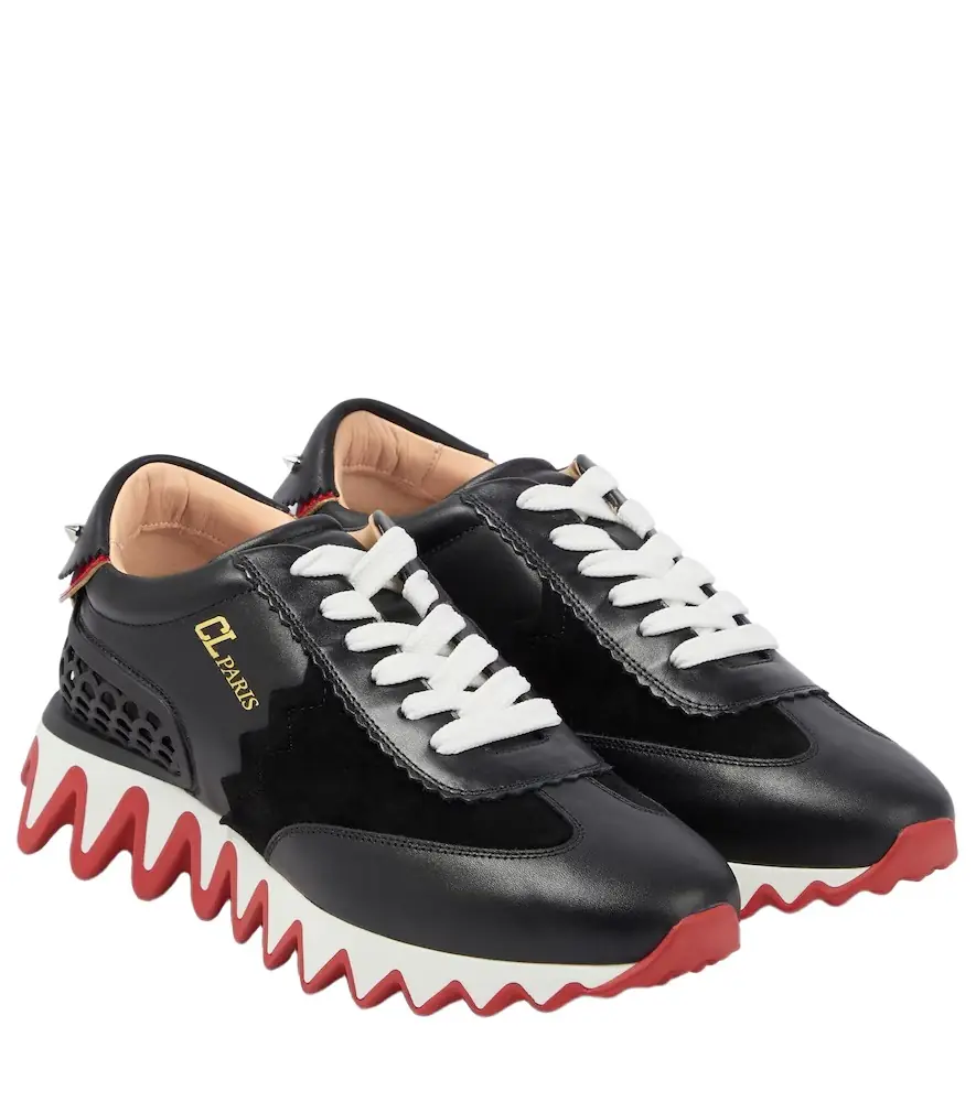 Christian Louboutin Loubishark leather sneakers