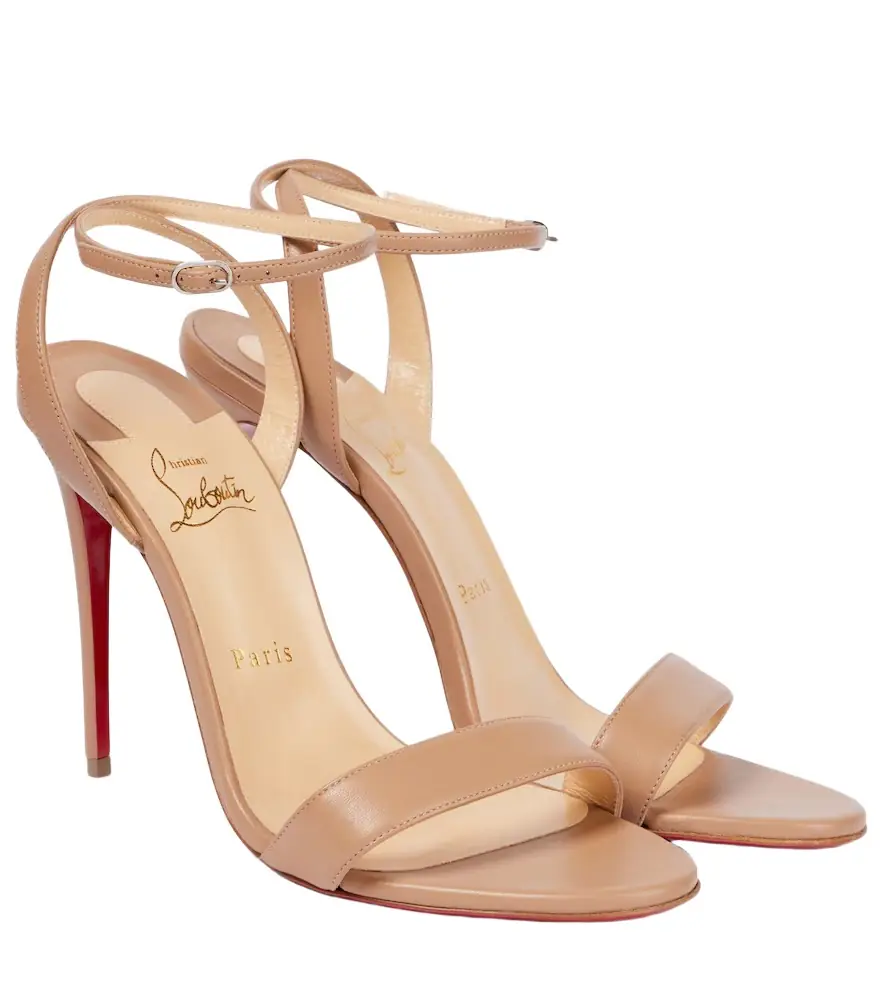 Christian Louboutin Loubigirl 100 leather sandals
