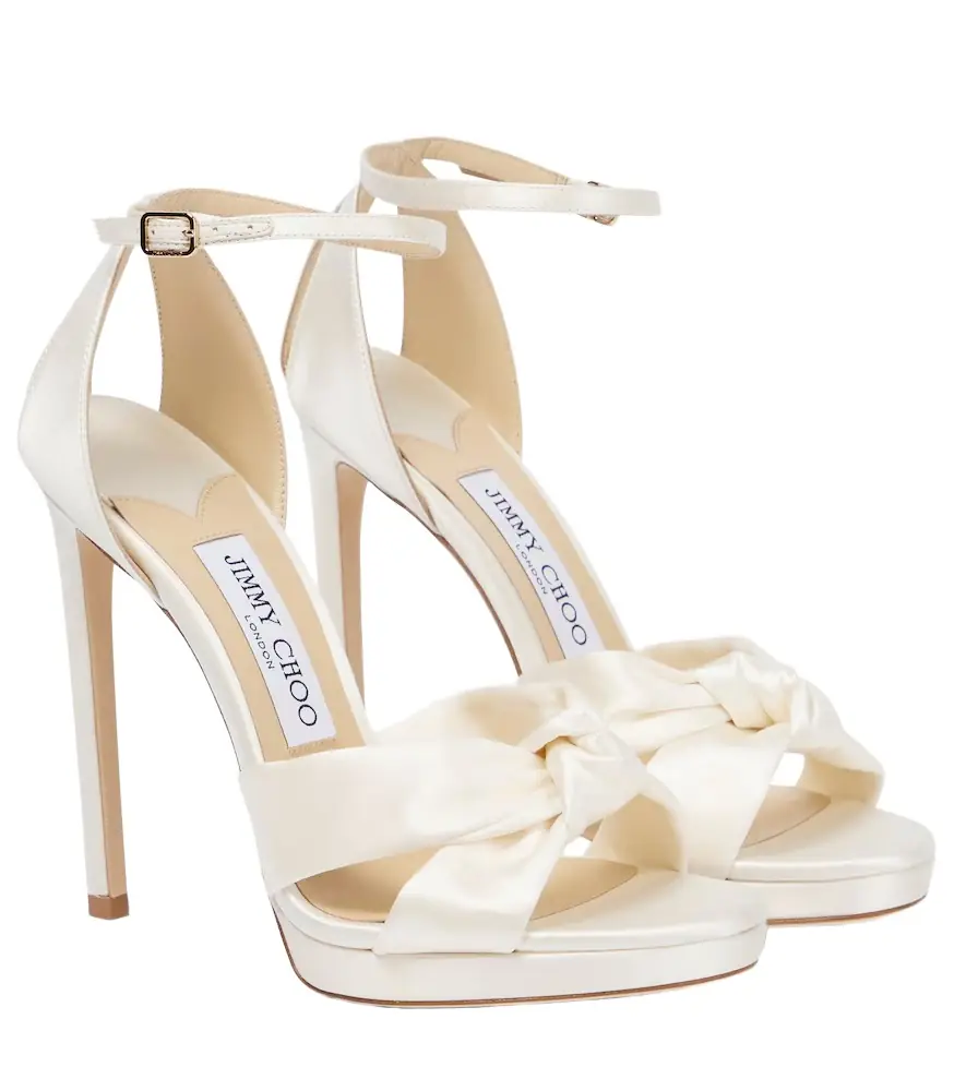 Jimmy Choo Rosie 120 satin sandals - Women's Shoes