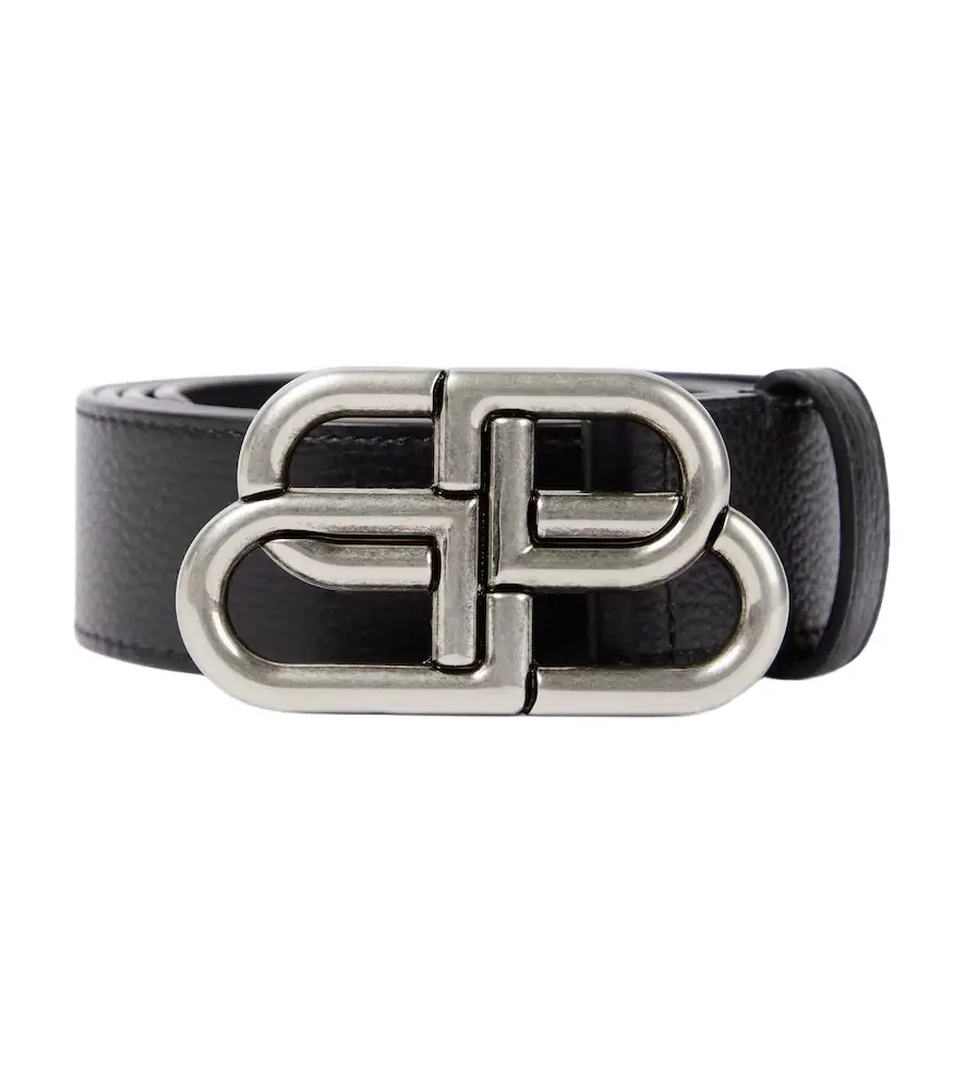 Balenciaga BB Large leather belt