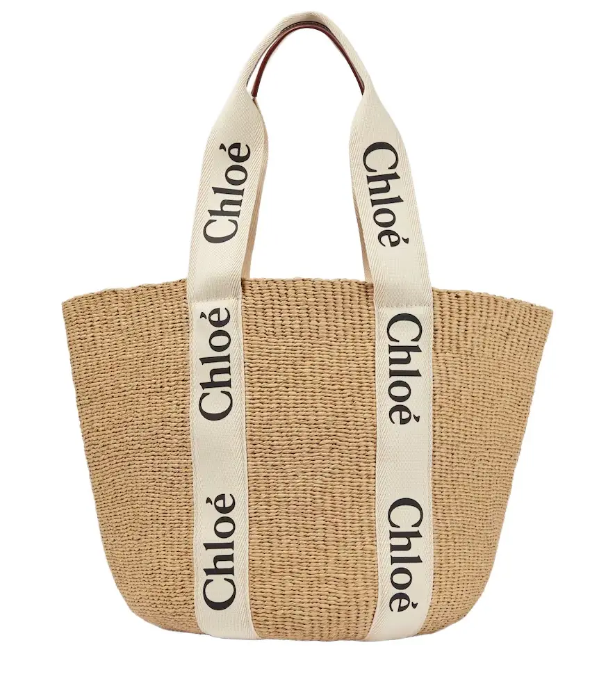 Chloe Chloé x Mifuko Woody Large raffia tote