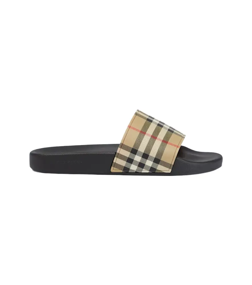 Burberry Vintage checked slides