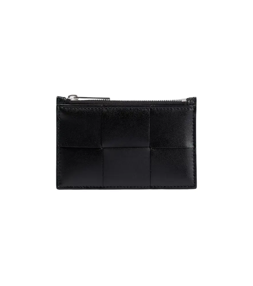 Bottega Veneta Intreccio leather card case