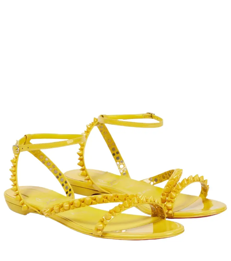 Christian Louboutin Mafaldina Spikes leather sandals