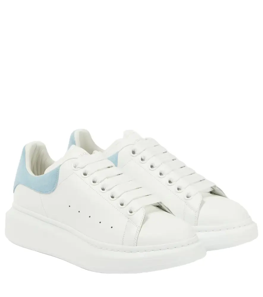 McQueen Oversized leather sneakers