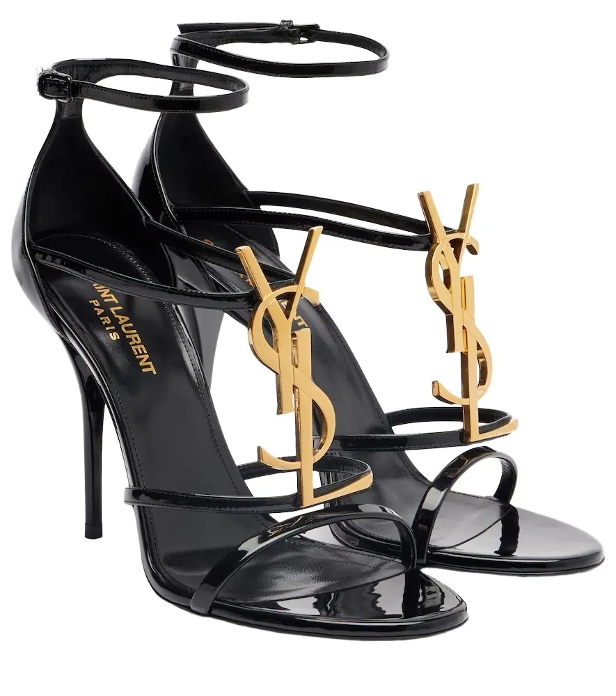 Saint Laurent Cassandra 100 leather sandals