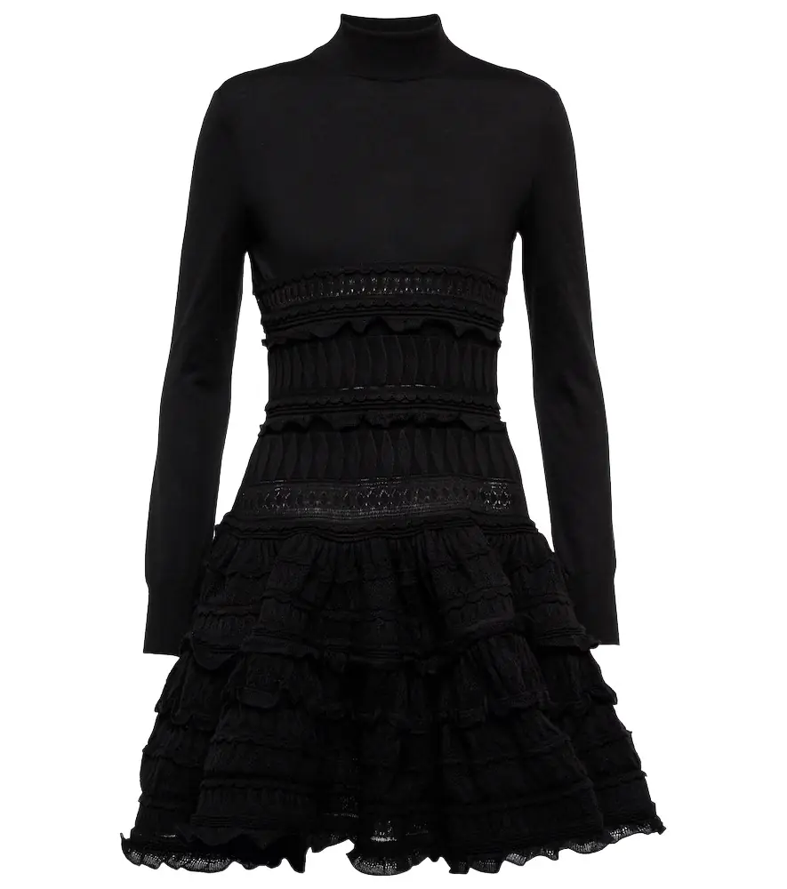 Alaia Alaïa Crinoline wool minidress