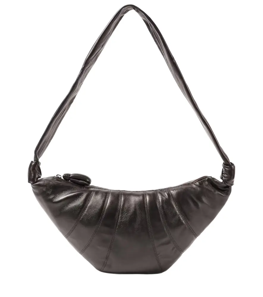 Lemaire Croissant leather shoulder bag