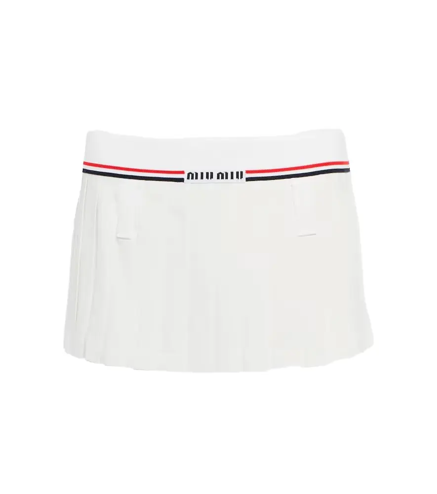 Miu Miu Pleated miniskirt