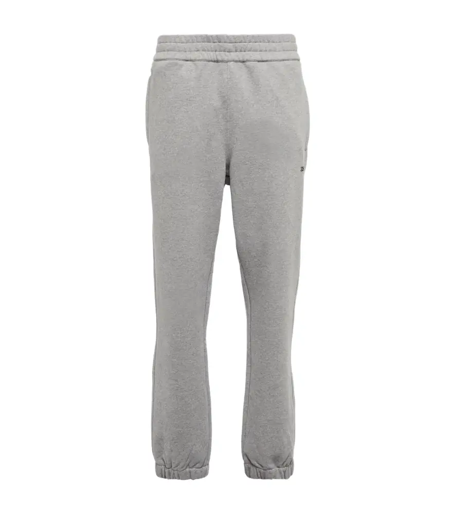 Zegna Logo cotton sweatpants