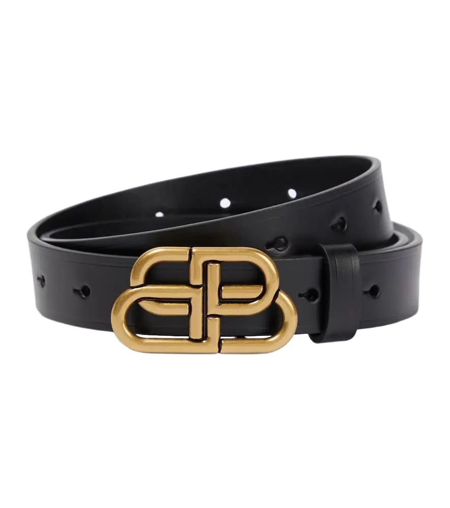 Balenciaga Slim leather belt
