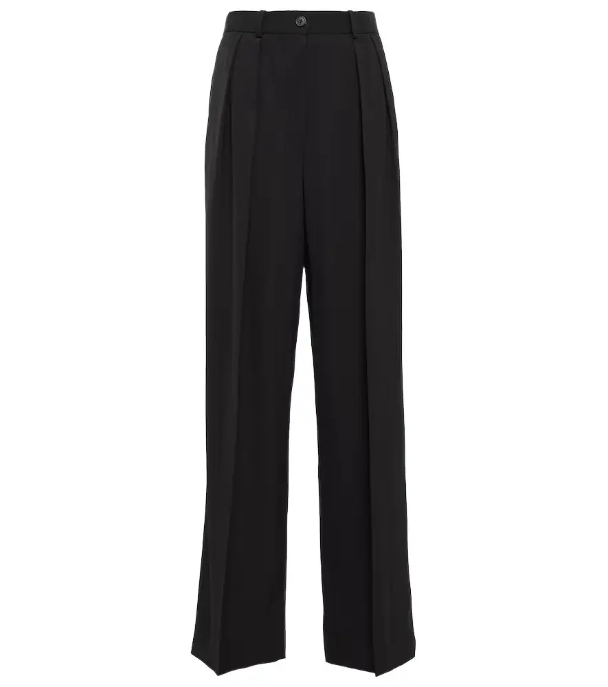 The Row Igor high-rise wide-leg pants