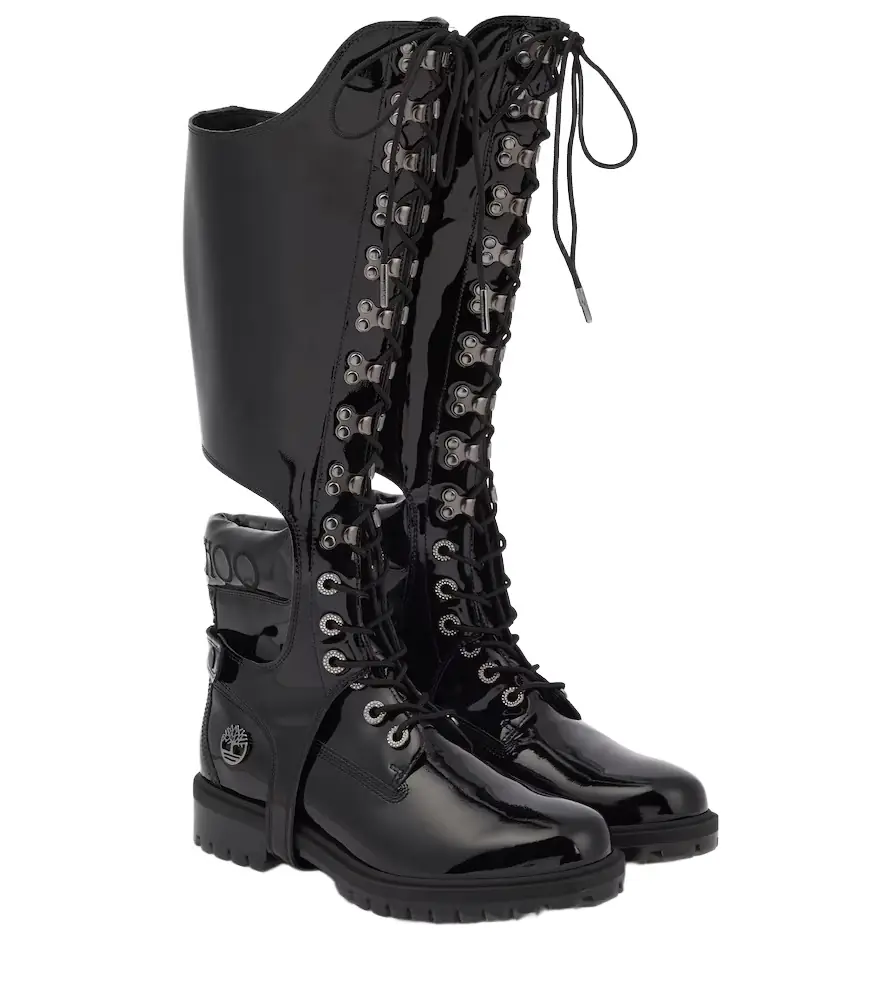 Jimmy Choo x Timberland convertible patent leather boots - Women's Shoes