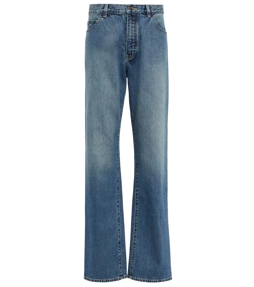 Alaia Alaïa Lover low-rise straight jeans