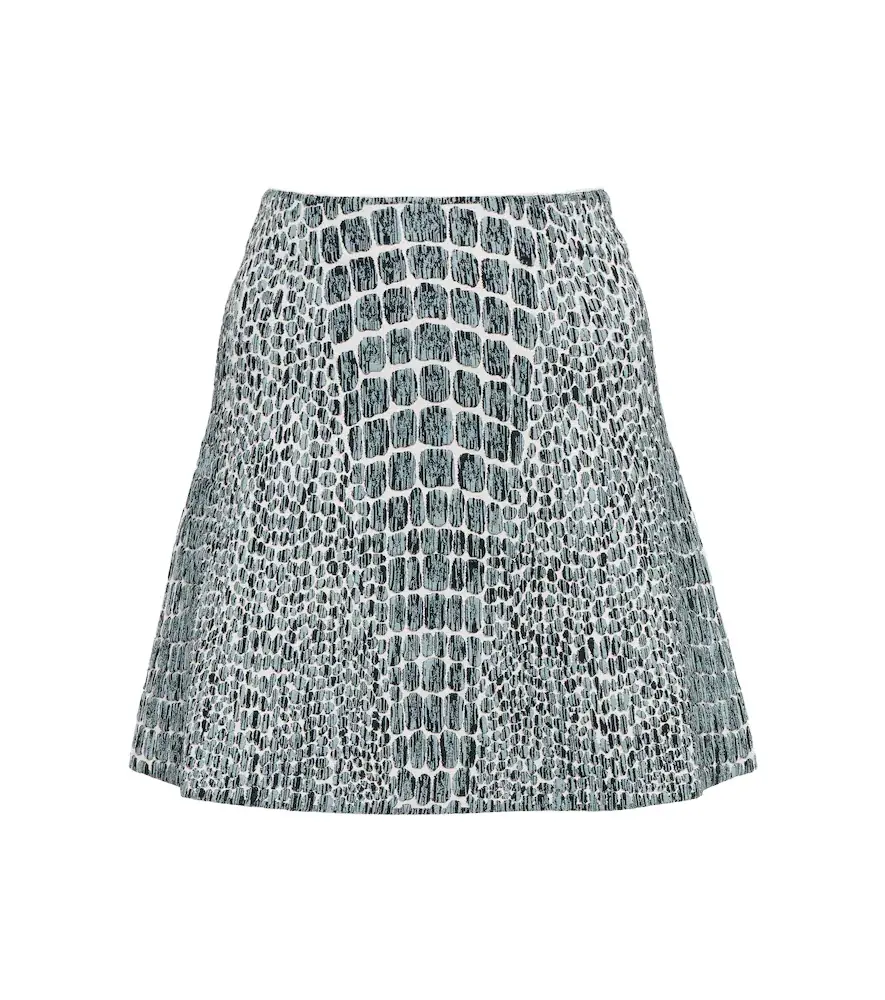 Alaia Alaïa Printed jacquard miniskirt