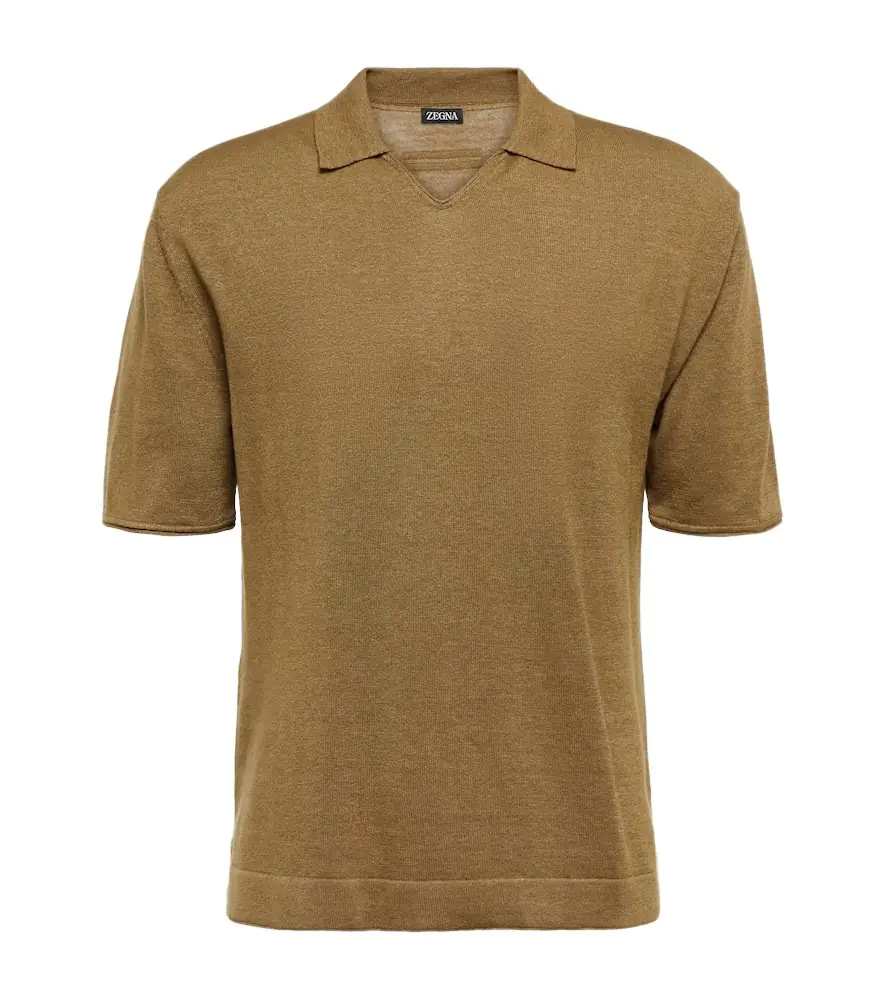 Zegna Cotton piqué polo shirt
