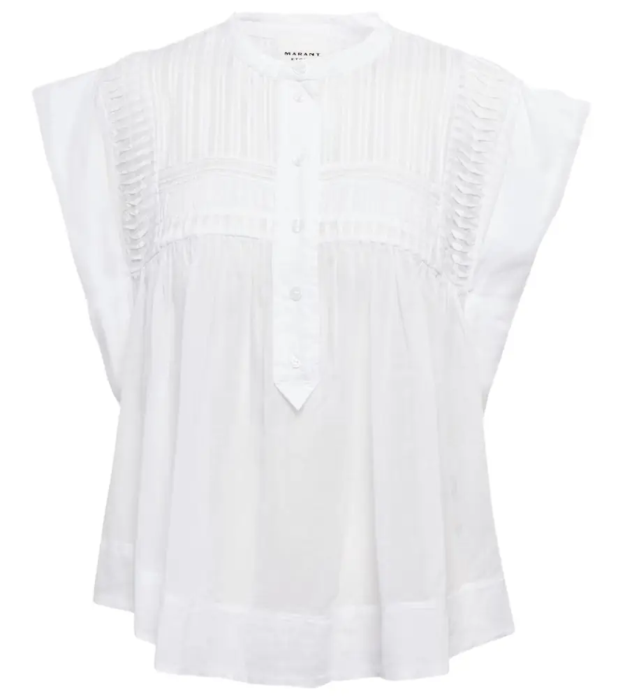 Marant Etoile Leaza cotton blouse