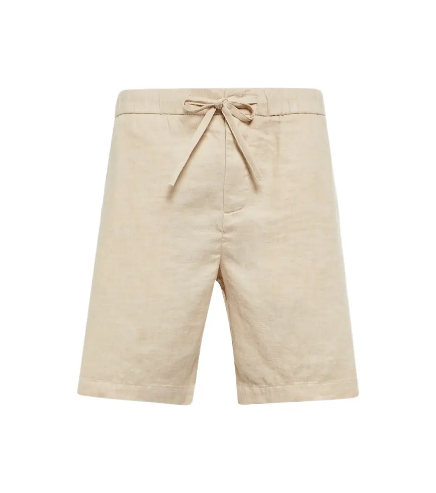 Frescobol Carioca Felipe linen and cotton shorts