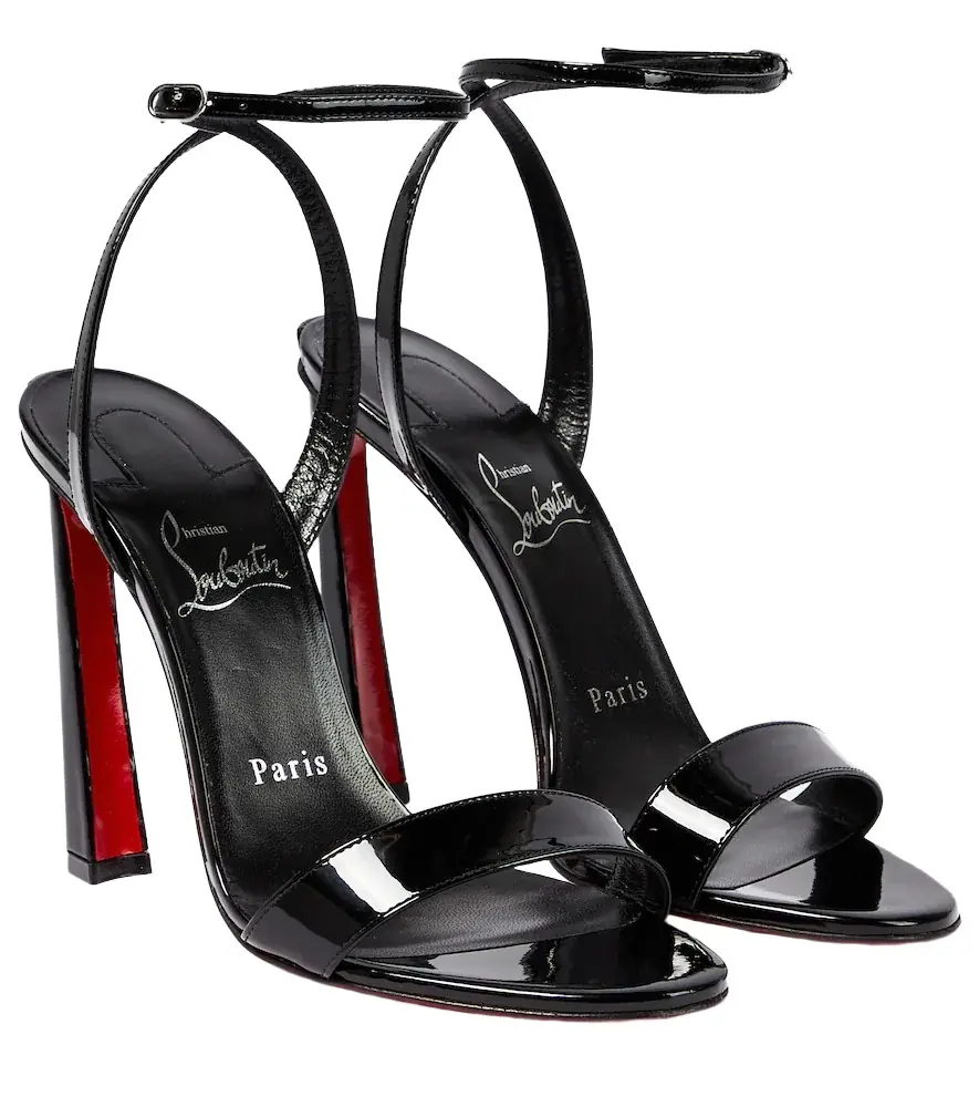 Christian Louboutin Condorapik Queen 100 leather sandals