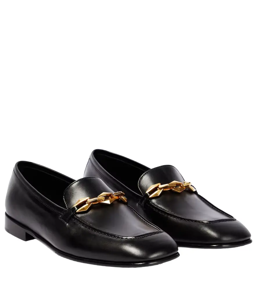 Jimmy Choo Tilda leather loafers - Women's Shoes