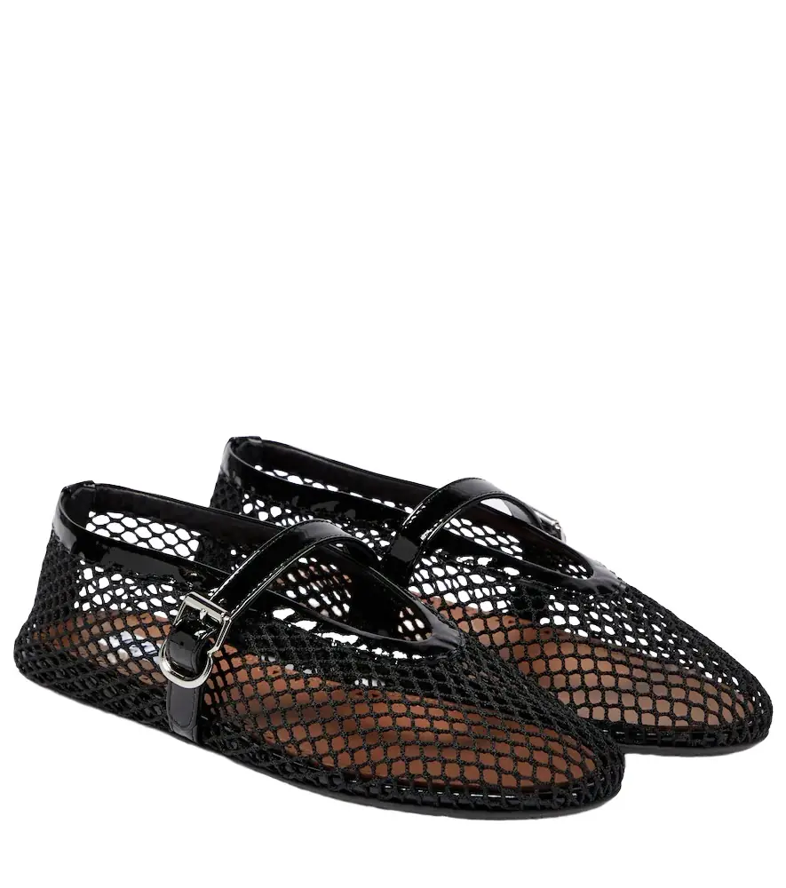 Alaia Alaïa Fishnet ballet flats - Women's Shoes