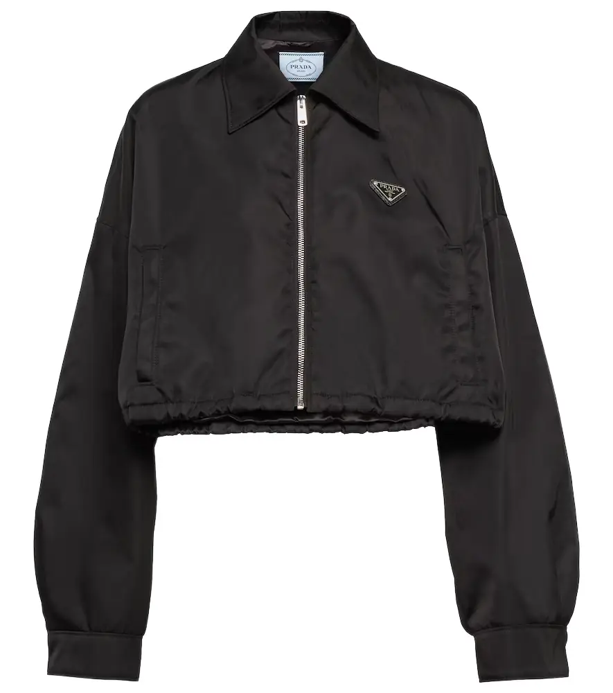 Prada Cropped nylon jacket