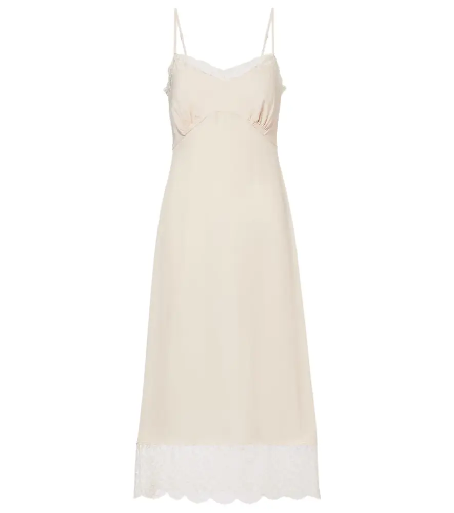 Simone Rocha Crêpe de chine slip dress
