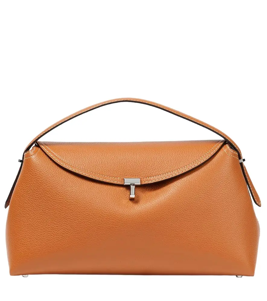 Toteme T-Lock Medium leather tote bag