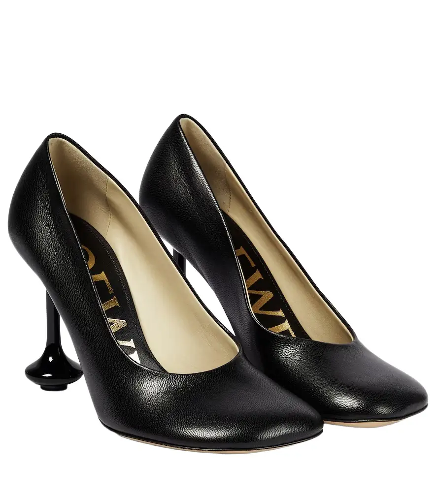 Loewe Toy leather pumps