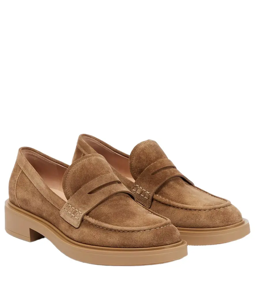 Gianvito Rossi Harris suede loafers