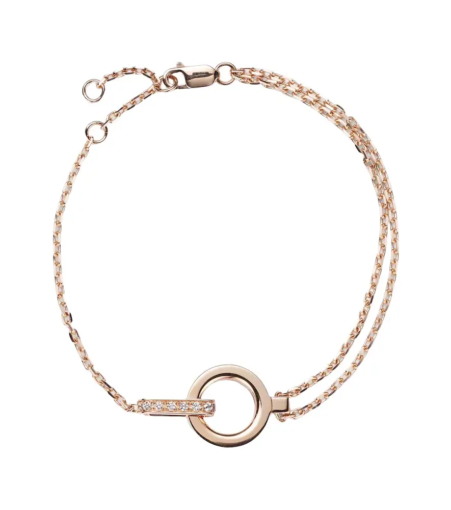 Repossi Berbere 18kt rose gold bracelet with diamonds